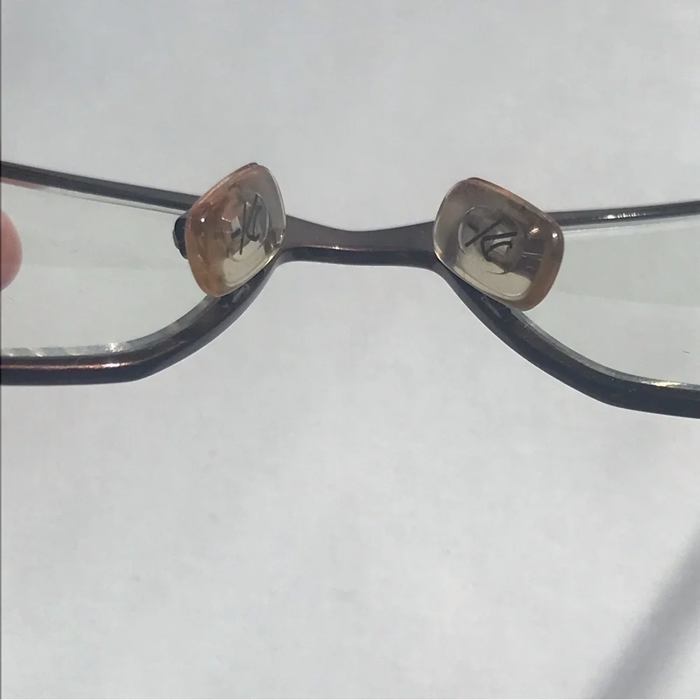 Vintage Kenneth Cole KC544 J78 Bronze Rectangle Eyeglass Frames 52-15-140 Italy